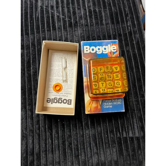 Vintage 1976 BOGGLE by Parker Brothers, Classic Word Game - Picture 4 of 4